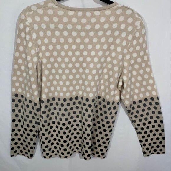 WOMAN’S TANJAY sweater. Gradient dots. New condition. Size large. - Picture 7 of 7